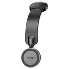 حامل شحن لاسلكي مغناطيسي للسيارة من Acefast D37، أسود اللون، يُثبّت على لوحة القيادة