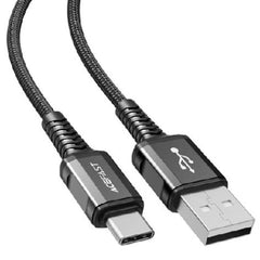 ACEFAST C1-04 USB-A to USB-C aluminum alloy charging data cable black