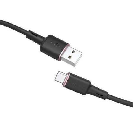 ACEFAST C2-04 USB-A to USB-C zinc alloy silicone charging data cable black