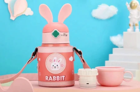 زجاجة دي كادي KD1052 معزولة حرارياً 350 مل، وردي