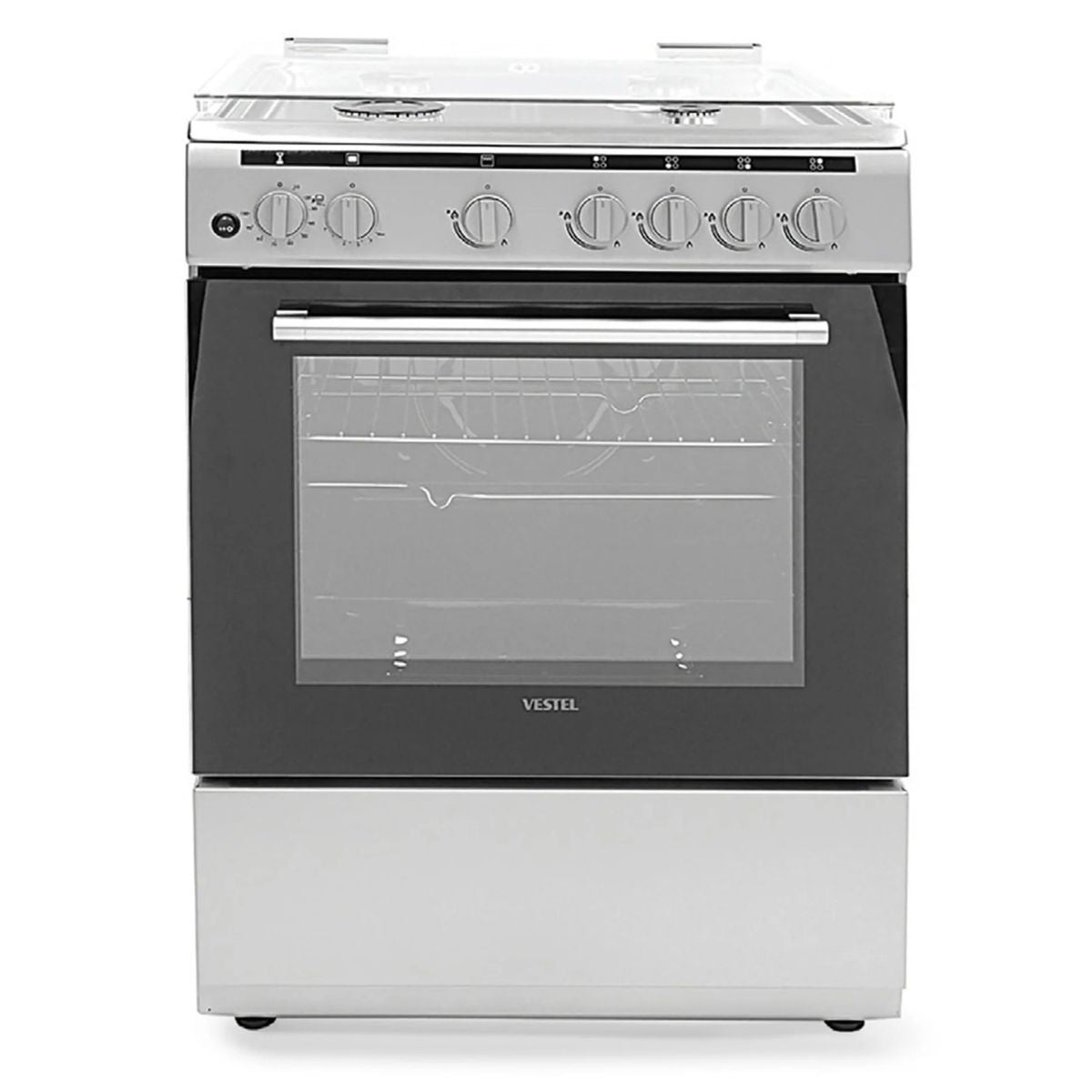 VESTEL Gas Cooker, 4 Burners, Size 60 X 60