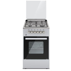 Orca 4 Burner Gas Cooker, Silver