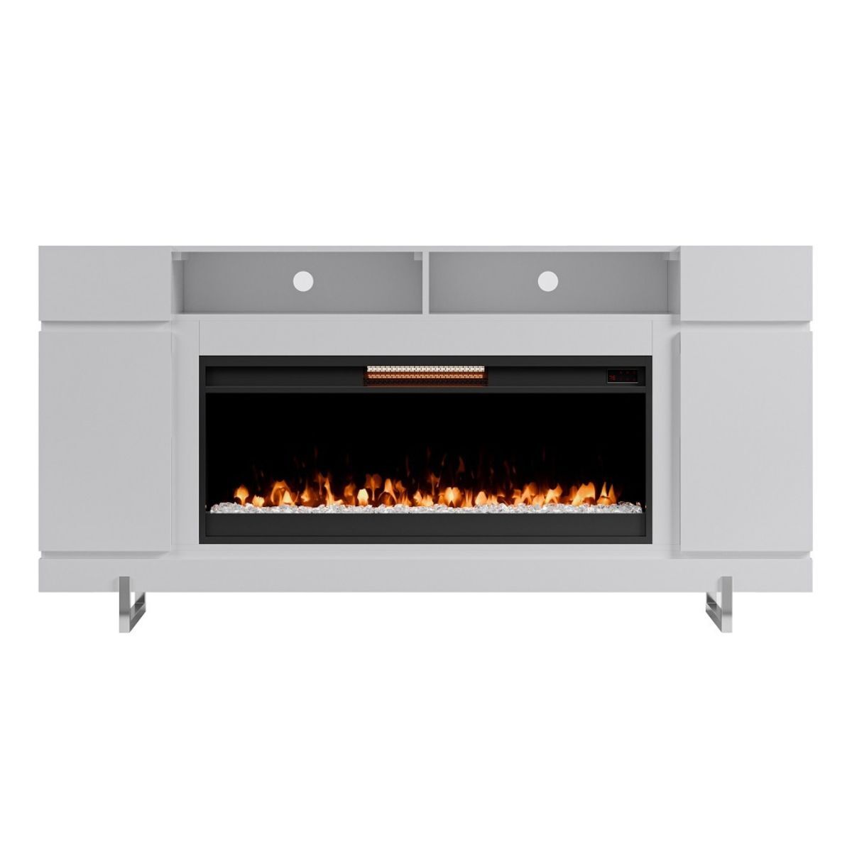 وحدة تلفزيون عصرية لامعة من أوركا، تتسع لتلفزيون يصل حجمه إلى 86 بوصة