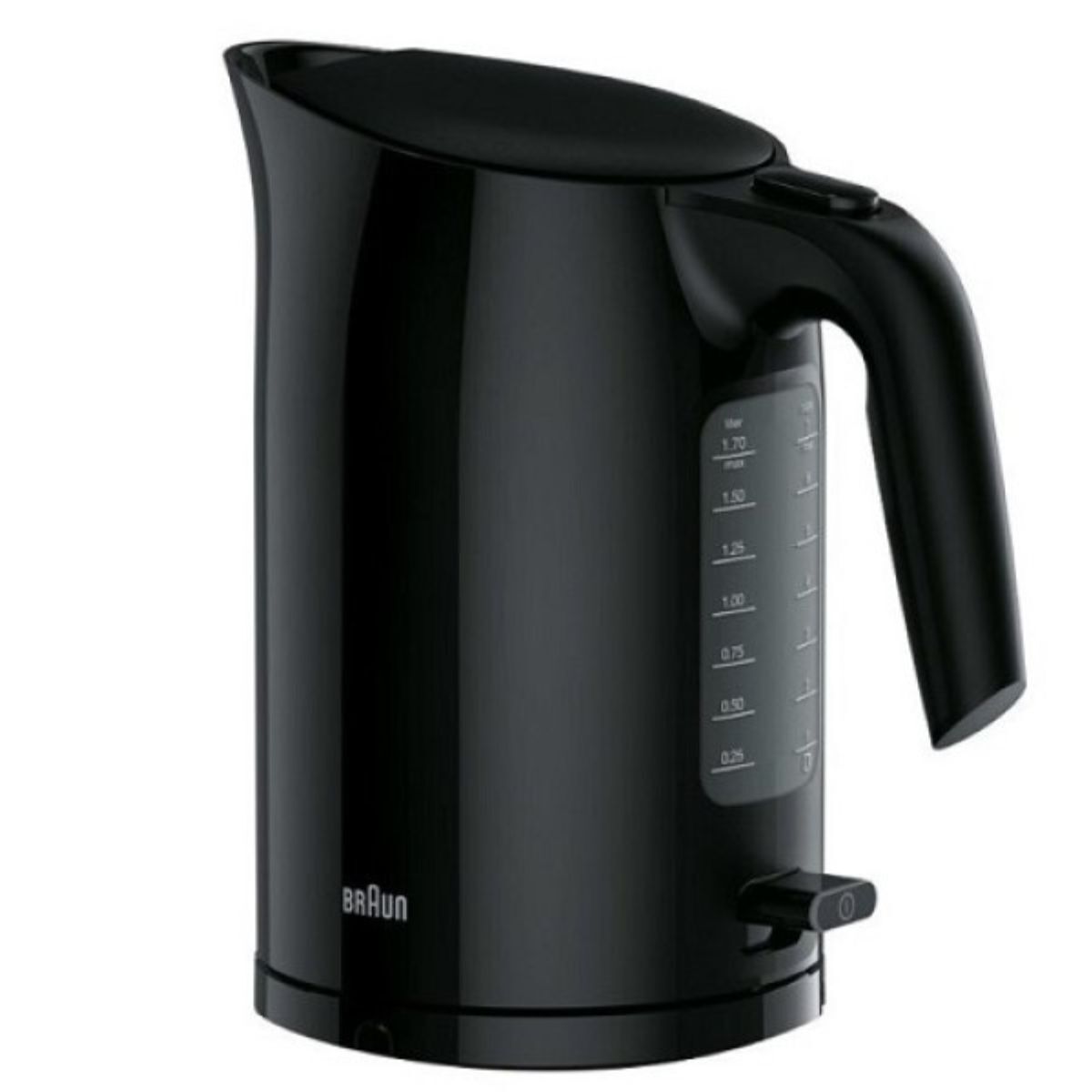 غلاية براون الكهربائية 3000 واط، سعة 1.7 لتر، لون أسود