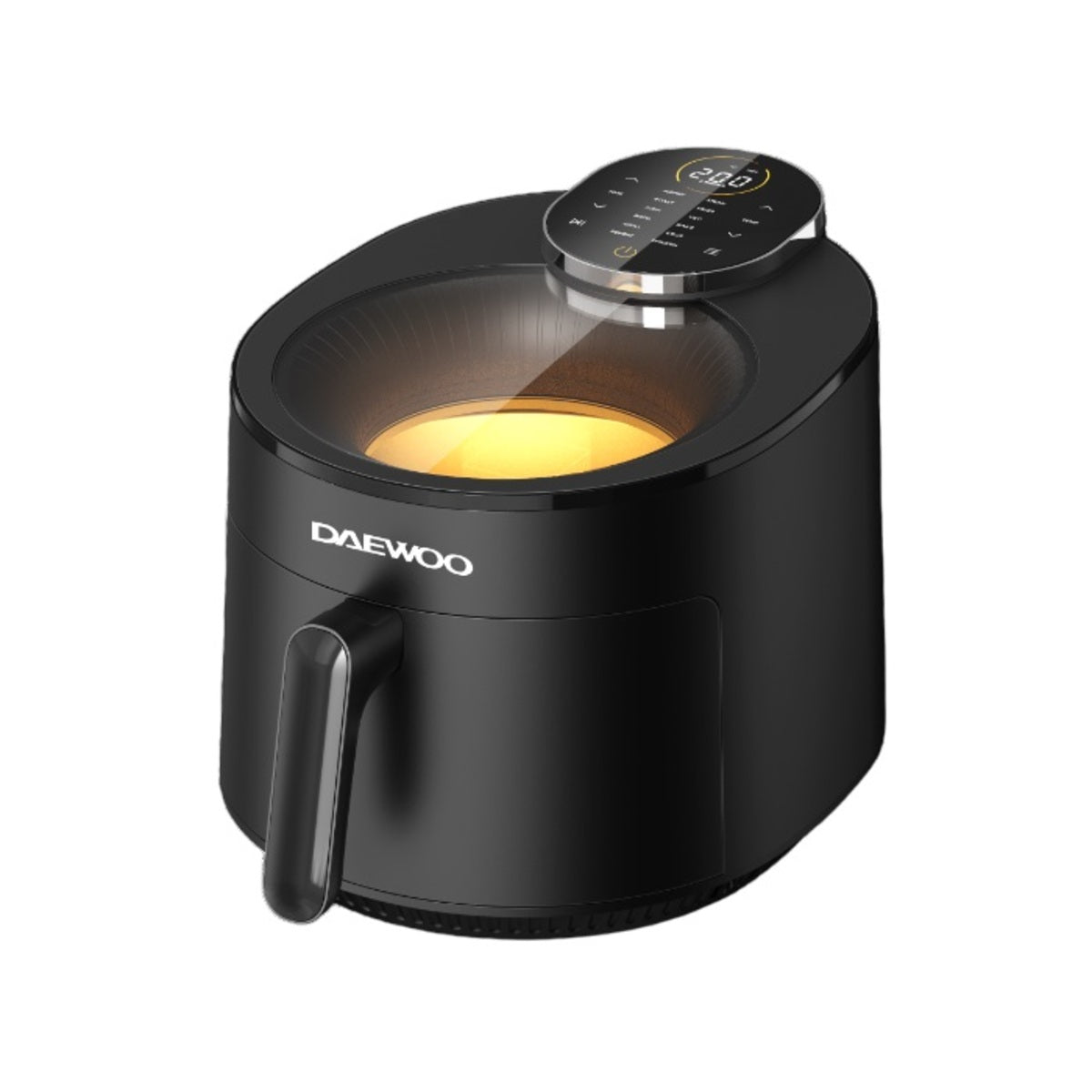 DAEWOO Digital Air Fryer 5.0L LED Touch Display, 12 Preset Modes, 1500W – Black
