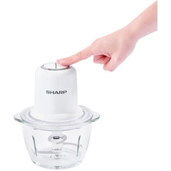 SHARP Chopper 350 Watts 1.2 Liters, White