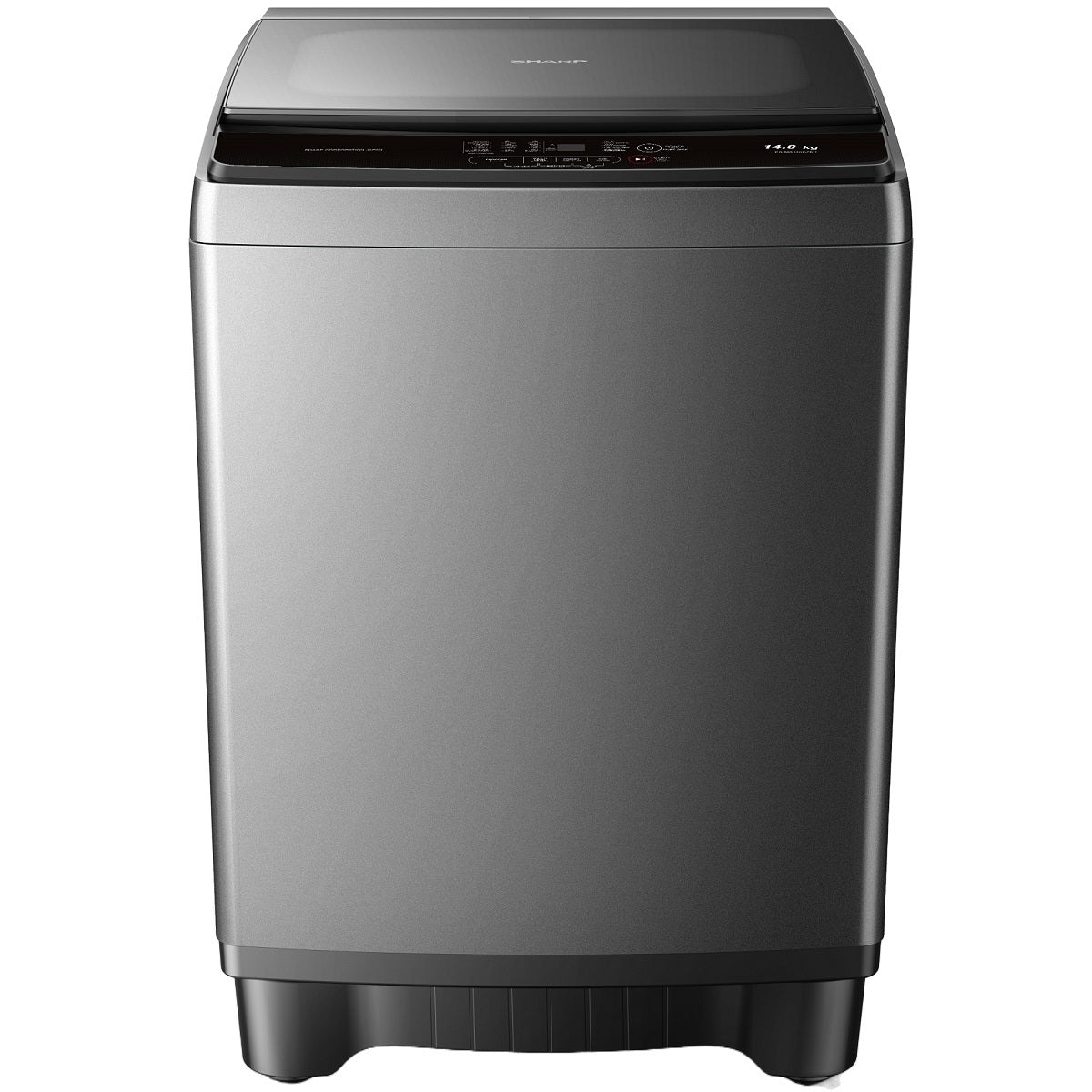 SHARP Top Load Washer 14kg 600 RPM, Dark Silver
