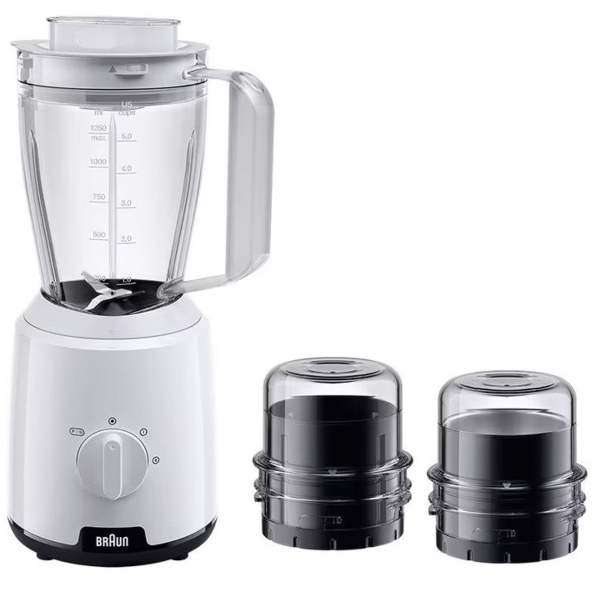 خلاط براون مزود بمطحنتين، 500 واط، سعة 1.5 لتر