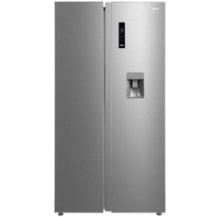 ثلاجة ميديا ​​جنبًا إلى جنب، سعة 735 لترًا (25.9 قدم مكعب)، مصنوعة من الفولاذ المقاوم للصدأ