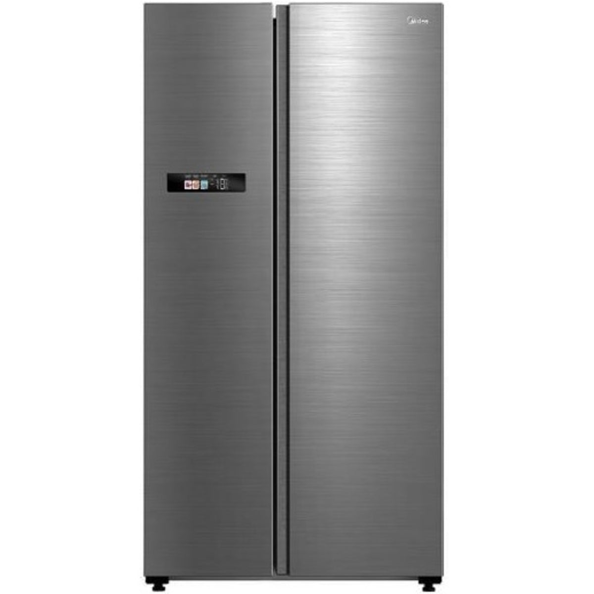 Midea Side by Side Refrigerator 791 Liters 27.9 CFT, Bru Steel