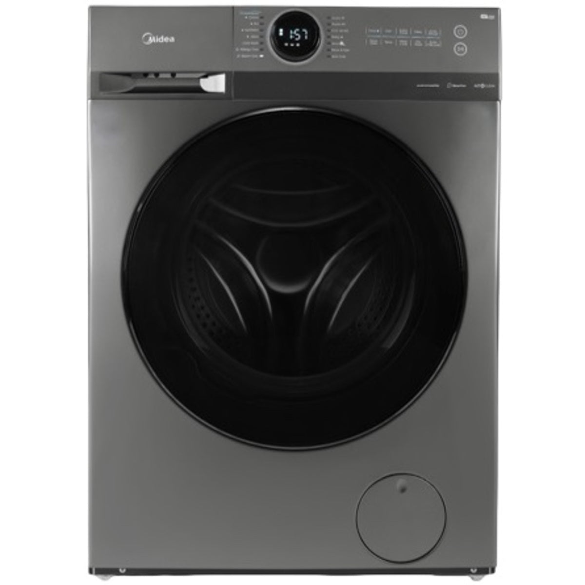 Midea Front Load Washer 12kg, Titanium