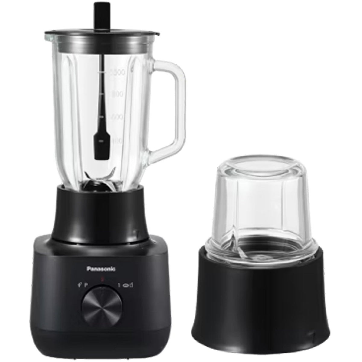Panasonic Glass Blender with 1 Mill 400 Watts 1 Liter, Black