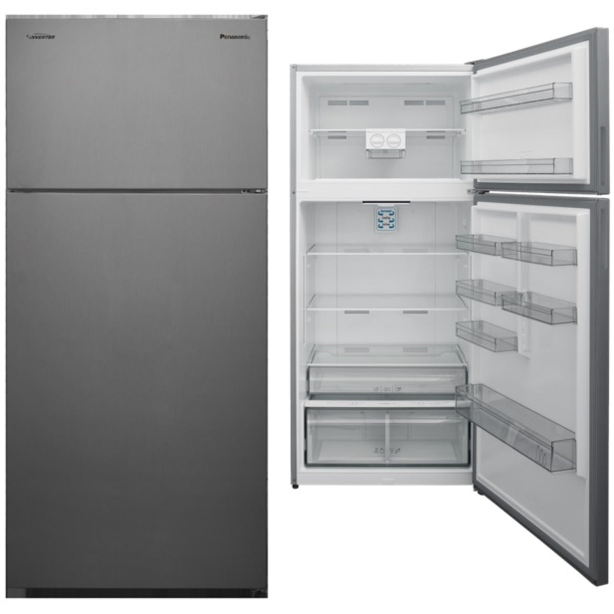 Panasonic Top Mount Freezer Refrigerator 575 Liters, Silver