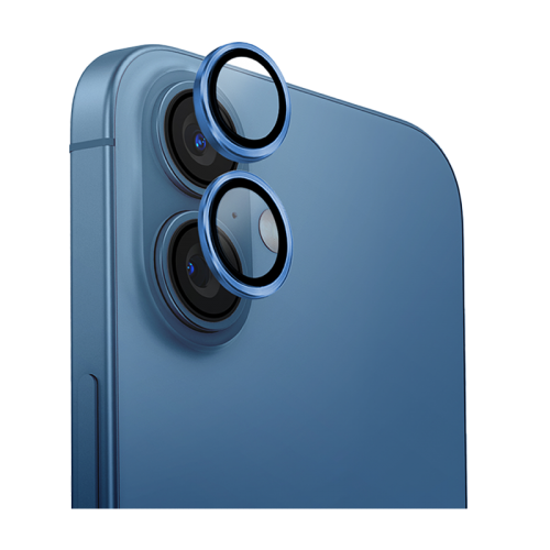 UNIQ OPTIX IPHONE 16 (2024) 6.1/6.7 ALUMINIUM CAMERA LENS PROTECTOR - PEARL BLUE (PEARL BLUE)
