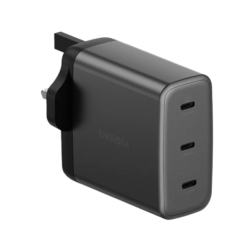 ENERGEA AMPCHARGE GAN100, 3C PD/PPS/SCP/QC3.0/AFC/FCP/ WALL CHARGER,100W (UK) - GUNMETAL