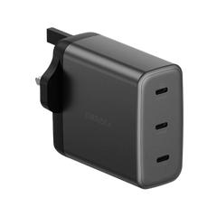 ENERGEA AMPCHARGE GAN100, 3C PD/PPS/SCP/QC3.0/AFC/FCP/ WALL CHARGER,100W (UK) - GUNMETAL