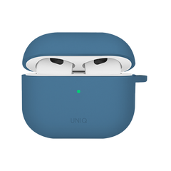 UNIQ NEXO ACTIVE HYBRID SILICONE AIRPODS 4TH GEN (2024) CASE WITH SPORTS EAR HOOKS - PACIFIC BLUE