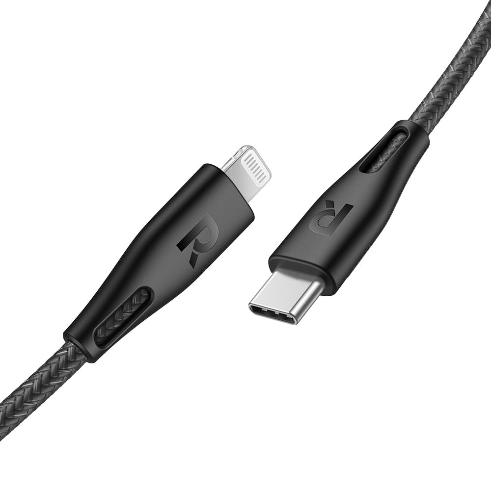 RAVPower RP-CB1017 Type-C to Light Cable 1.2m Nylon Black