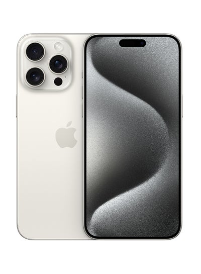 آيفون 15 برو ماكس 512 جيجابايت - أبيض تيتانيوم