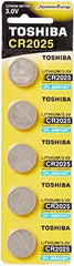 TOSHIBA CR2025 PW BP-5 PACK Of 5