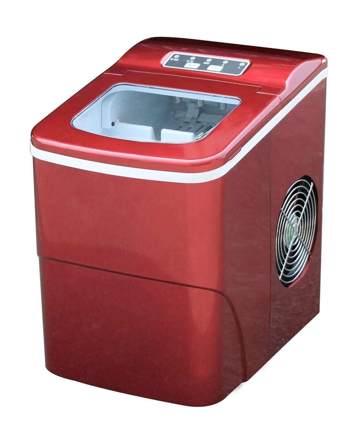 صانعة ثلج وانسا HZB-12B سعة 12 كجم، لون أحمر