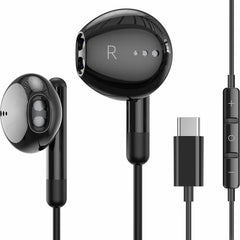 SIA SOUNDLINK SI-SL18PHN-BLK WIRED TYPE-C EARPHONE WITH MIC AND VOLUME CONTROL 1.2M-Black (IOS COMPATIBLE )