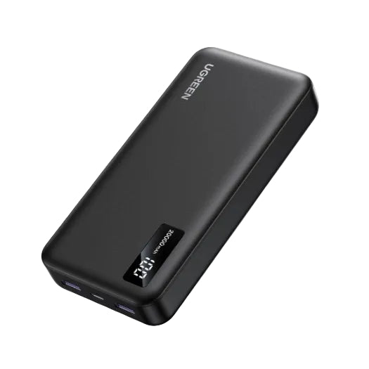 بنك طاقة UGREEN بسعة 20000 مللي أمبير في الساعة، بقدرة 20 واط مع منفذ USB-C مدمج.