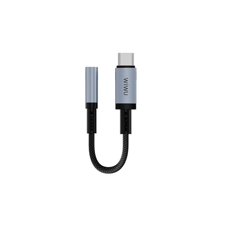 WIWU Wi-C047T Legend Audio Convertor  (0.15m)USB-C/Lightning to 3.5mm Black
