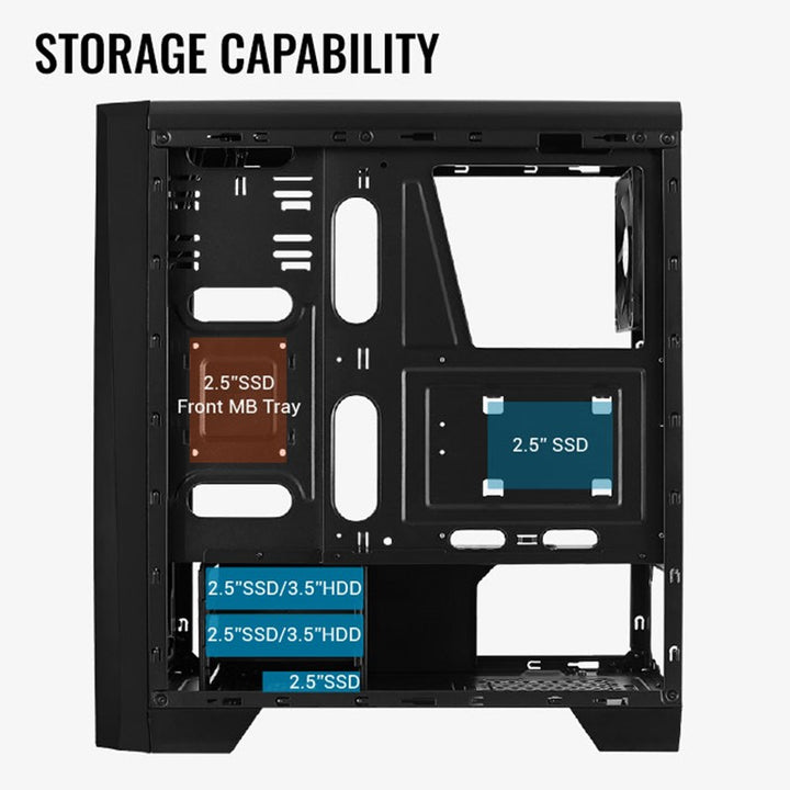 GAMEON i5 PC, i5-12400F, GT 730 2GB, Windows 11Pro for Students(824307-1)