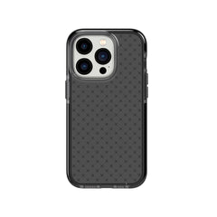 Tech21 Evo Check iPhone 14 Pro case,Smokey/Black