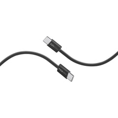 Promate Ultra-Fast 60W Power Delivery USB-C Fabric Braided Cable,black