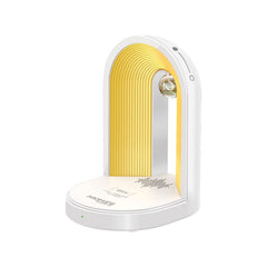 Promate-3-in-1 Multifunctional LED Lamp, Bluetooth Speaker w/ 15W Wireless Charger,White