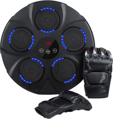 Black Bull  Music Boxing Machine, Rechargeable Boxing Equipment, Home Smart Boxing Target Workout Machine Digital Boxing for Kids and Adults
