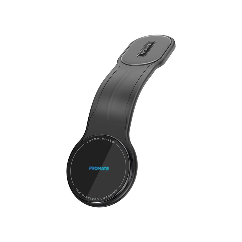 Promate - 15W MagSafe Compatible Flexible Smartphone Charging Mount,BLACK