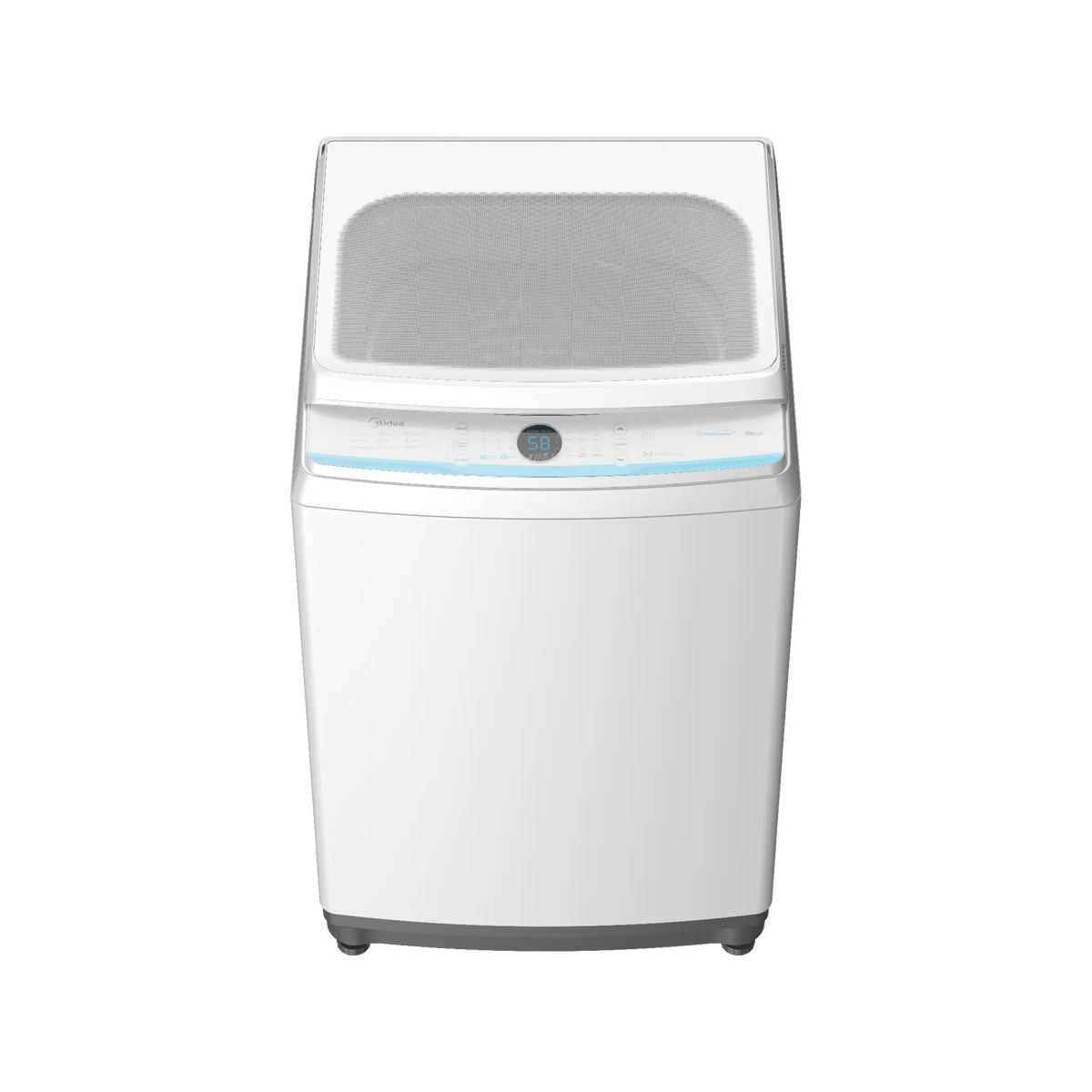 غسالة ميديا ​​ذات التحميل العلوي سعة 13 كجم، لون أبيض