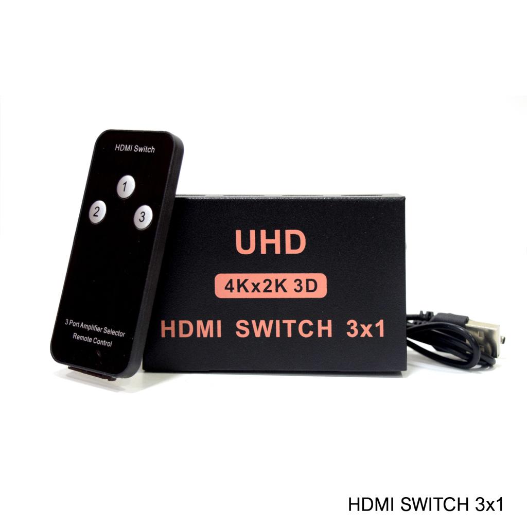 NHE HDMI Switch 3x1 - CY-32 NH-SW 3ch 4K