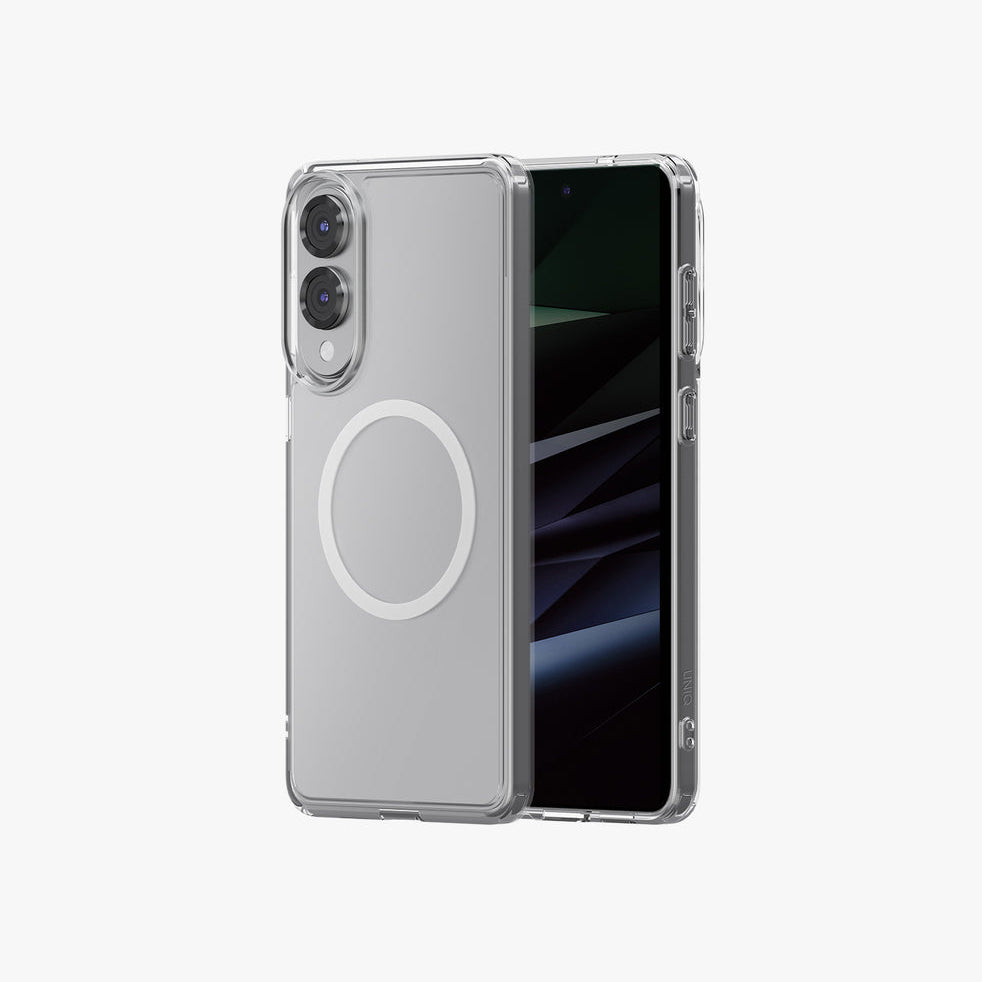 UNIQ HYBRID GALAXY S25 EDGE MAGCLICK CHARGING LIFEPRO XTREME - CRYSTAL (CLEAR)
