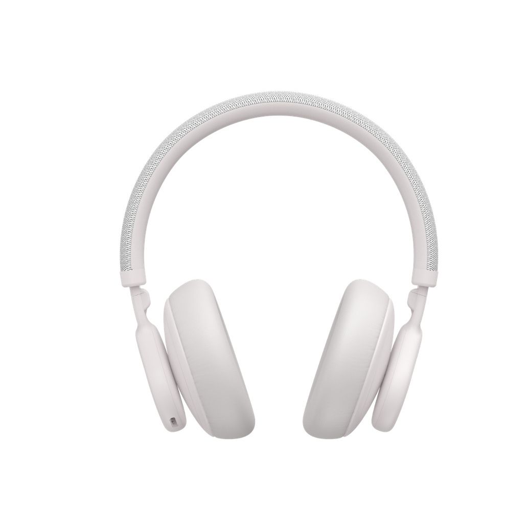 سماعة رأس بلوتوث SIA H501BT PRO بيضاء مزودة بتقنية إلغاء الضوضاء الهجينة ANC