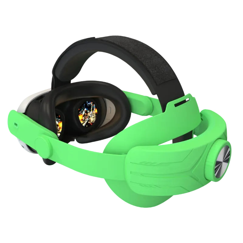 حامل رأس قابل للتعديل من Gamax لجهاز Meta Quest 3(c1) - أخضر