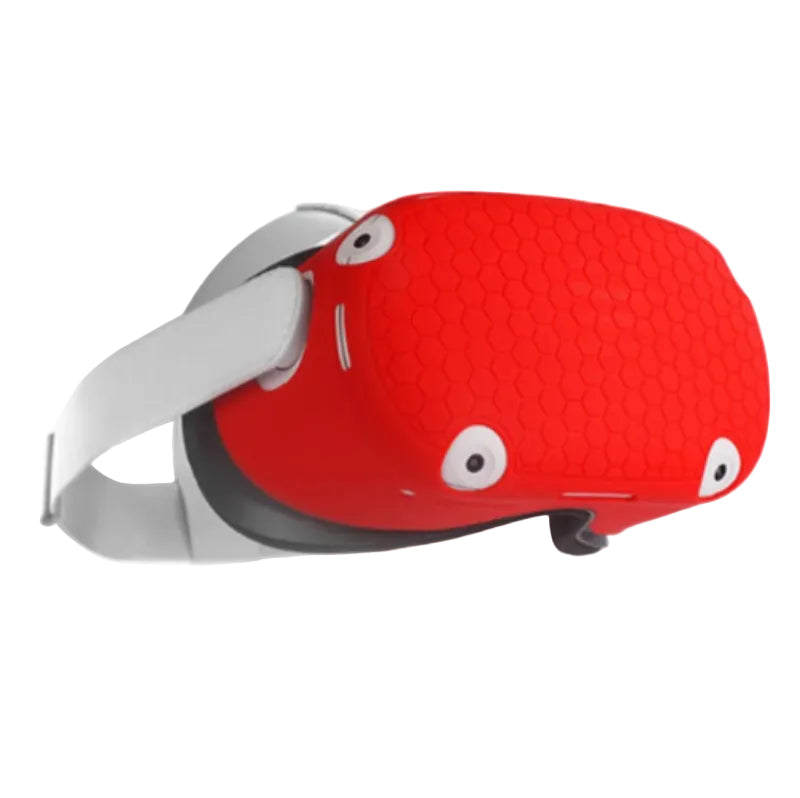 علبة جهاز ألعاب أوكولوس كويست 2 - أحمر