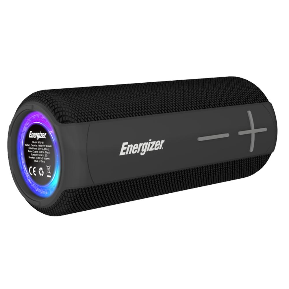 Energizer Portable Waterproof Bluetooth Speaker, 16W, Black