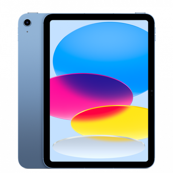 آيباد أبل الجيل العاشر، سعة 256 جيجابايت، شاشة 10.9 بوصة، واي فاي - أزرق