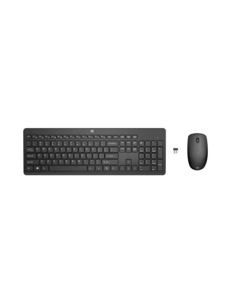 HP 230 Wireless Keyboard and Mouse - Arabic/English Keys / Combo Set / Black Color
