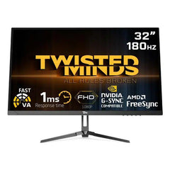 Twisted Minds 32" Curved, HDR ,FHD ,180Hz, VA, 1ms, HDMI 2.0 Gaming Monitor