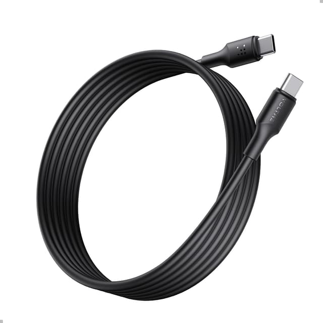 VOLTME Powerlink EDC Series Cable Type C to Type C 3.0M 3A 60W Black