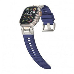 سوار ساعة WIWU Wi-WB012 Urban Watch Band أزرق، متوفر بأحجام 42/44/45/49 ملم